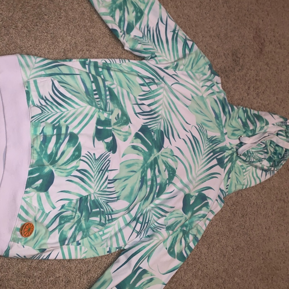 Palm Leaf Hoodie